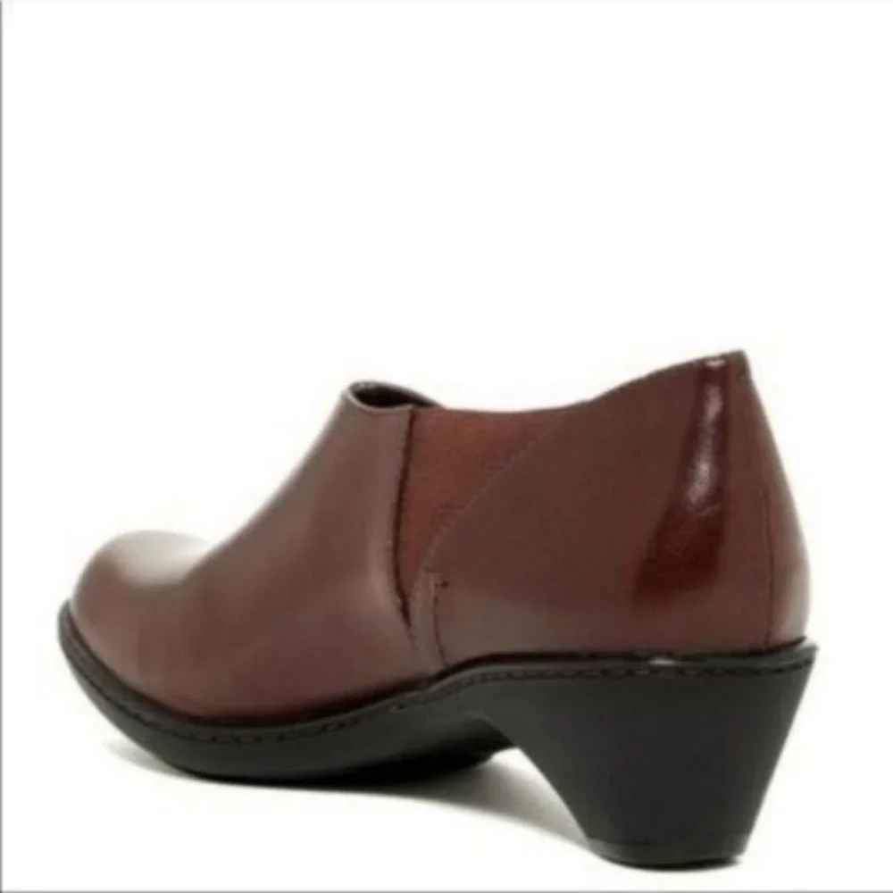 Dansko Baylee Brown Leather Slip On Clog Womens Size 38 - Picture 2 of 9